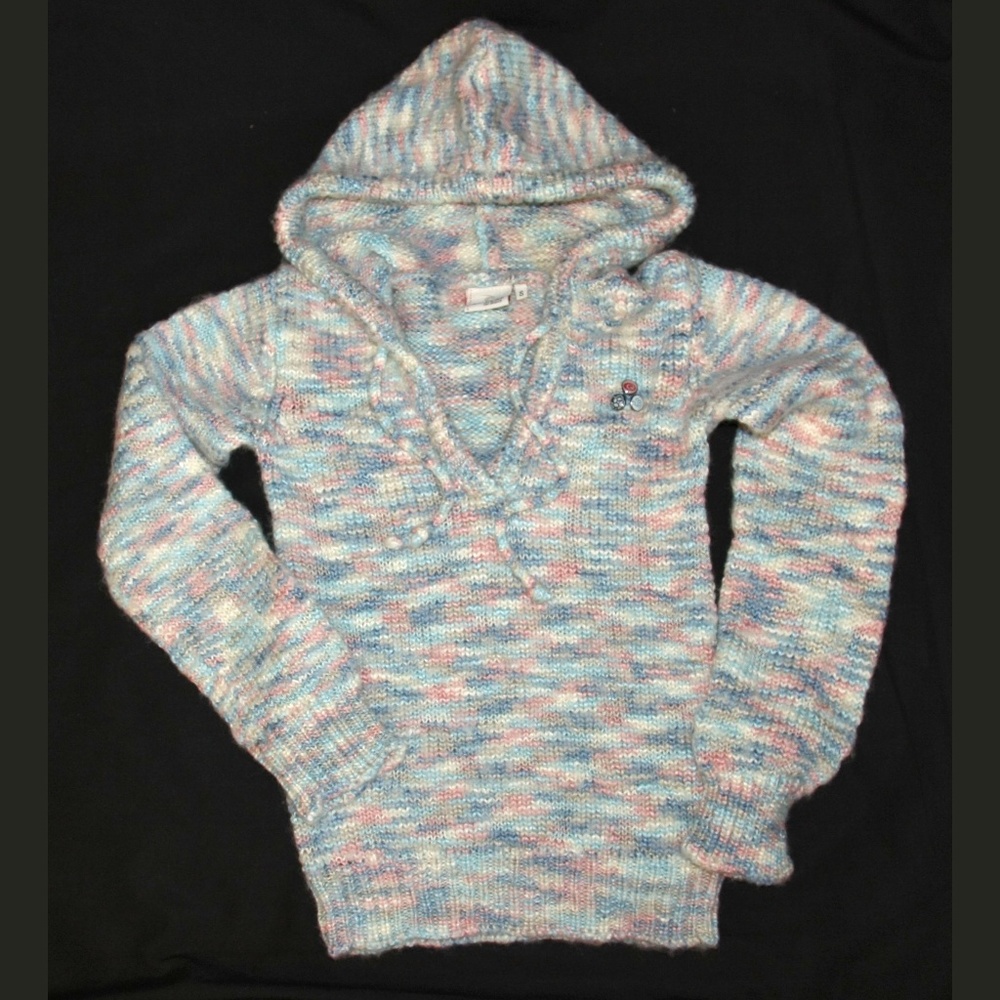 Rip Curl Girl Pastel Wool Hoodie Sweater Pullover